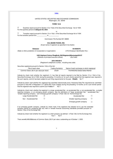 Thumbnail Cal-Maine Foods 10-Q Quarterly Report FY2026 