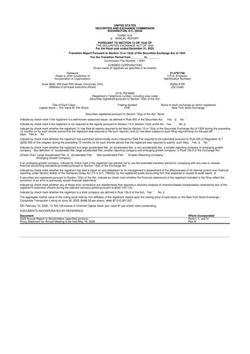 Thumbnail Chemed 10-K Annual Report 2025