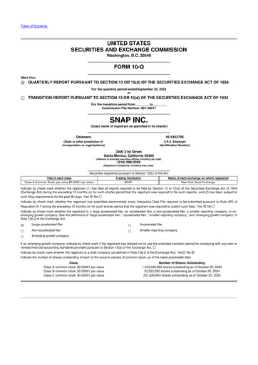 Thumbnail Snap 10-Q Quarterly Report FY2024 