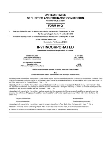 Thumbnail Coherent Corp. 10-Q Quarterly Report FY2014 