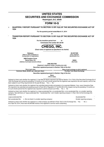 Thumbnail Chegg
 10-Q Quarterly Report FY2014 