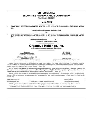 Thumbnail VivoSim Labs 10-Q Quarterly Report FY2015 