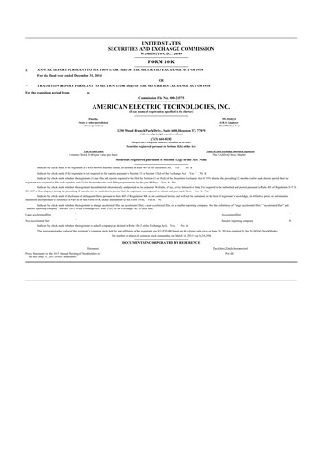 Thumbnail Stabilis Solutions 10-K Annual Report 2014