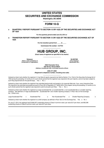 Thumbnail Hub Group
 10-Q Quarterly Report FY2015 