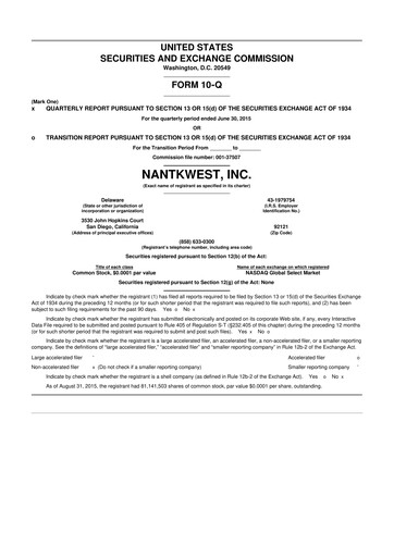 Thumbnail ImmunityBio 10-Q Quarterly Report FY2015 