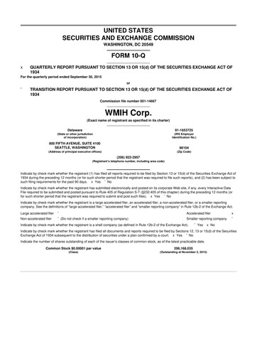 Thumbnail Mr. Cooper Group 10-Q Quarterly Report FY2015 