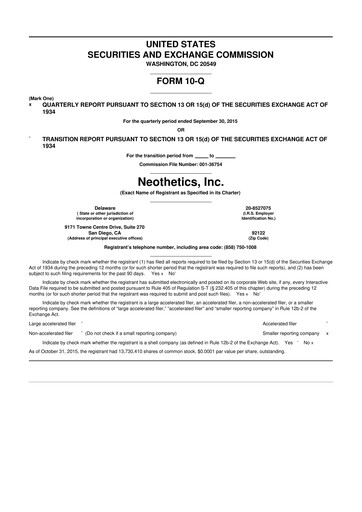 Thumbnail Evofem Biosciences
 10-Q Quarterly Report FY2015 