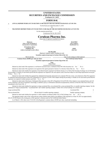 Miniature Dare Bioscience
 10-K Rapport annuel 2015