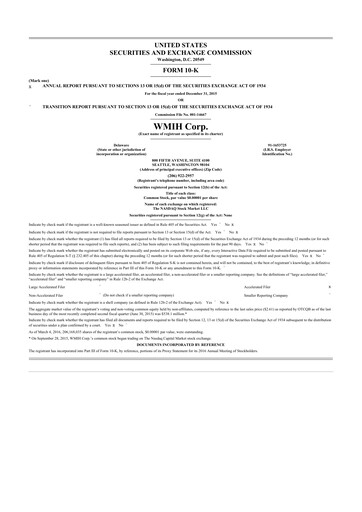 Thumbnail Mr. Cooper Group 10-K Annual Report 2015