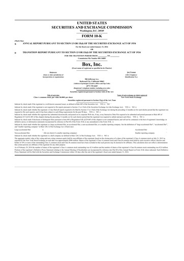 Thumbnail Box, Inc. 10-K Annual Report 2016