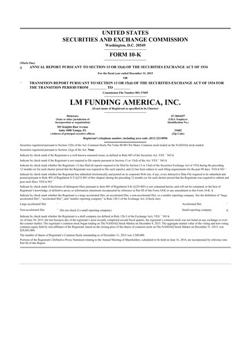 Thumbnail LM Funding America 10-K Annual Report 2015