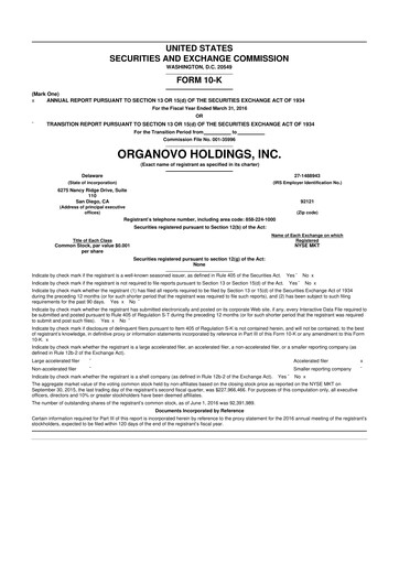 Thumbnail VivoSim Labs 10-K Annual Report 2016