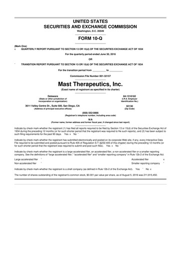 Thumbnail Savara 10-Q Quarterly Report FY 