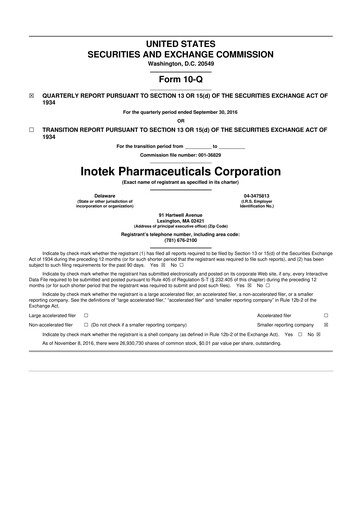 Thumbnail Rocket Pharmaceuticals
 10-Q Quarterly Report FY2016 