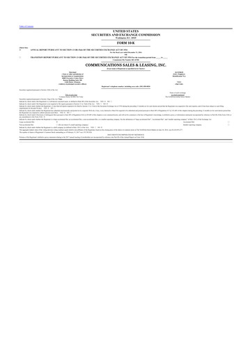 Thumbnail Uniti 10-K Annual Report 2016