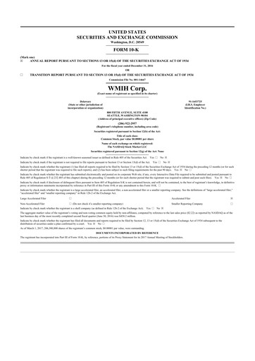 Thumbnail Mr. Cooper Group 10-K Annual Report 2016