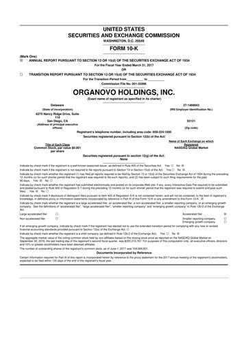 Thumbnail VivoSim Labs 10-K Annual Report 2017