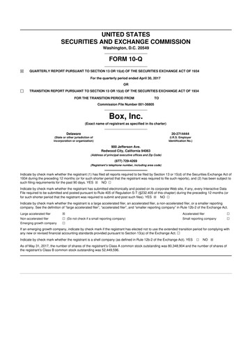 Thumbnail Box, Inc. 10-Q Quarterly Report FY 