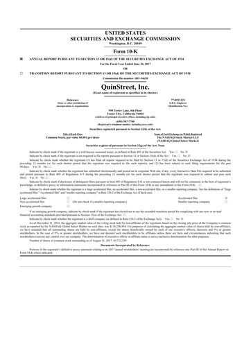 Thumbnail QuinStreet
 10-K Annual Report 2017