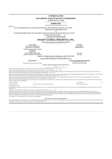 Miniature Penguin Solutions 10-K Rapport annuel 2017