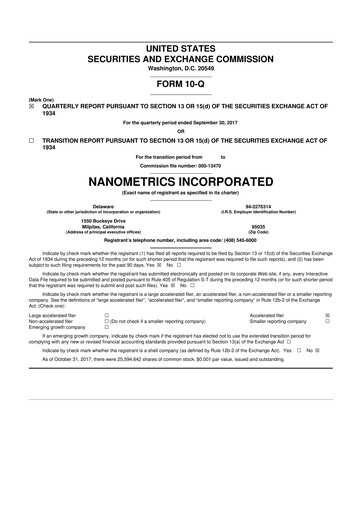 Thumbnail Onto Innovation 10-Q Quarterly Report FY2017 