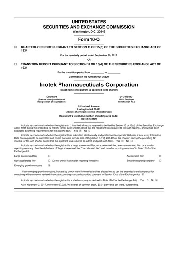 Thumbnail Rocket Pharmaceuticals
 10-Q Quarterly Report FY2017 