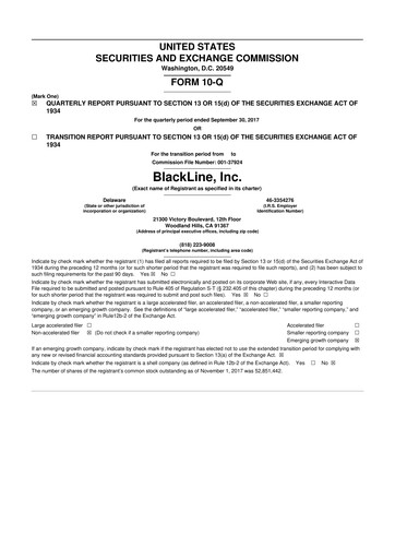 Thumbnail BlackLine 10-Q Quarterly Report FY2017 