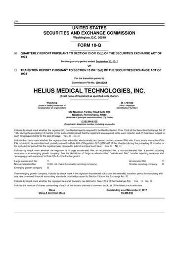 Miniature Solana Company 10-Q Rapport trimestriel 2017 