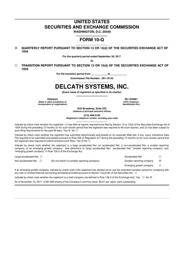 Thumbnail Delcath Systems 10-Q Quarterly Report FY2017 