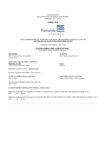Thumbnail PHX Minerals 10-K Annual Report 2017