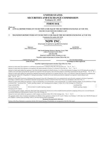 Thumbnail DNOW Inc. 10-K Annual Report 2017