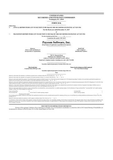 Thumbnail Paycom
 10-K Annual Report 2017