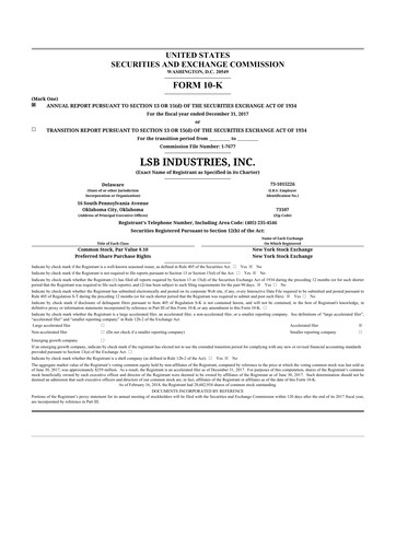 Thumbnail LSB Industries 10-K Annual Report 2017