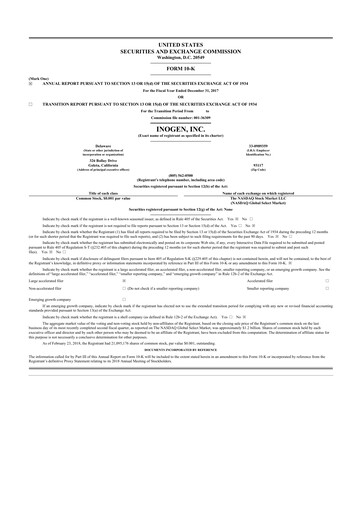 Thumbnail Inogen 10-K Annual Report 2017