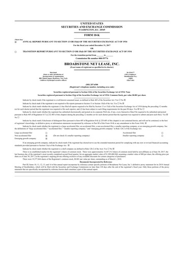 Thumbnail Broadstone Net Lease 10-K Annual Report 2017