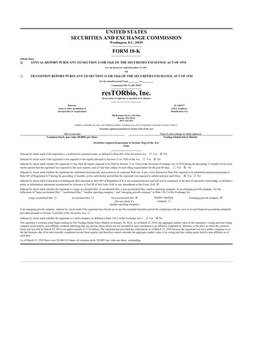 Thumbnail Adicet Bio 10-K Annual Report 