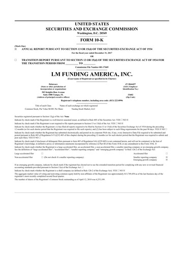 Thumbnail LM Funding America 10-K Annual Report 2017