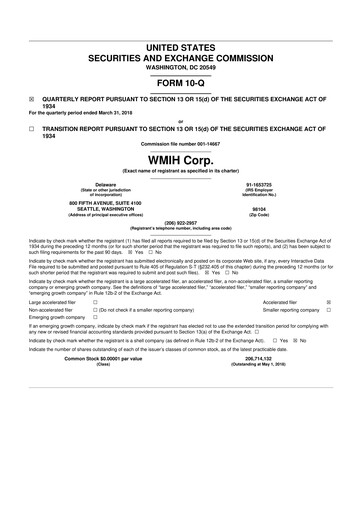 Thumbnail Mr. Cooper Group 10-Q Quarterly Report FY2018 