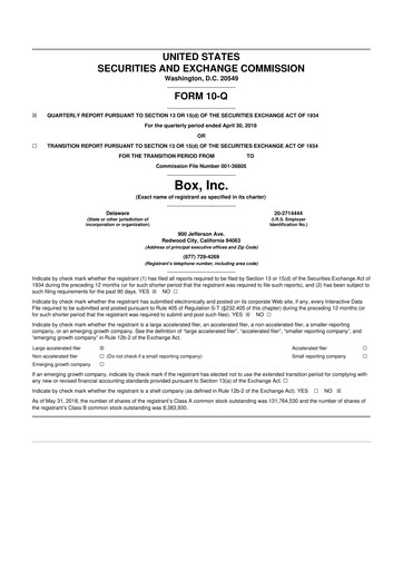 Thumbnail Box, Inc. 10-Q Quarterly Report FY 