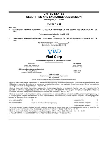 Thumbnail Pursuit Attractions and Hospitality 10-Q Quarterly Report FY2018 