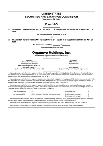 Thumbnail VivoSim Labs 10-Q Quarterly Report FY2019 