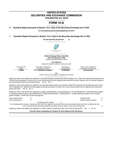 Thumbnail Magnera 10-Q Quarterly Report FY2018 