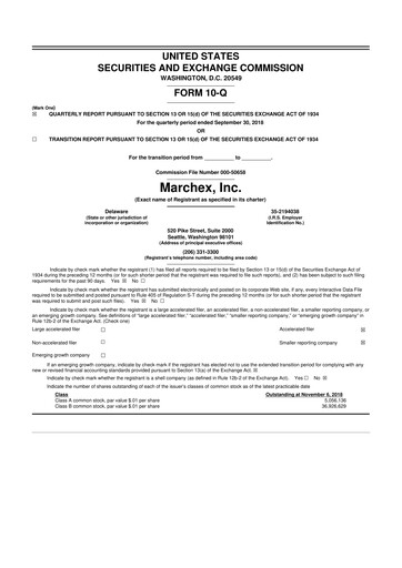 Thumbnail Marchex 10-Q Quarterly Report FY 