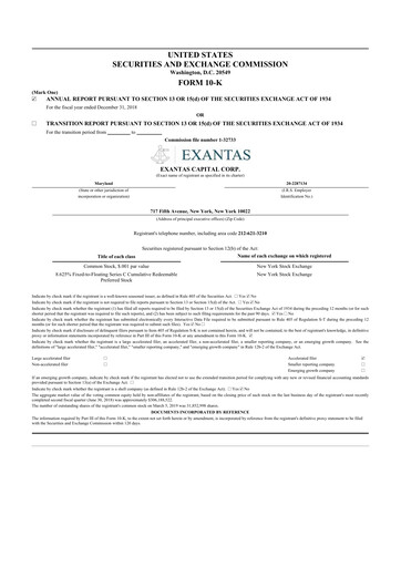 Thumbnail ACRES Commercial Realty 10-K Annual Report 2018