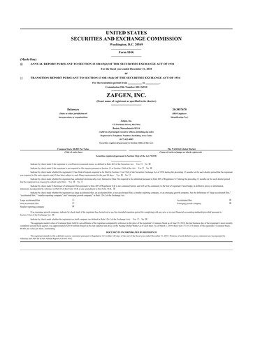 Thumbnail Larimar Therapeutics 10-K Annual Report 2018