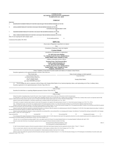 Thumbnail iQIYI 20-F Annual Report 2018