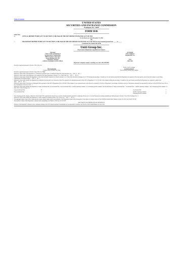 Thumbnail Uniti 10-K Annual Report 2018