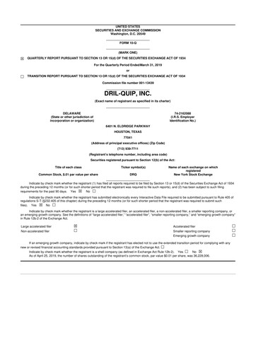 Vorschaubild Innovex International 10-Q Quartalsbericht 2019 