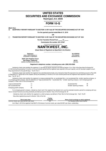 Thumbnail ImmunityBio 10-Q Quarterly Report FY2019 