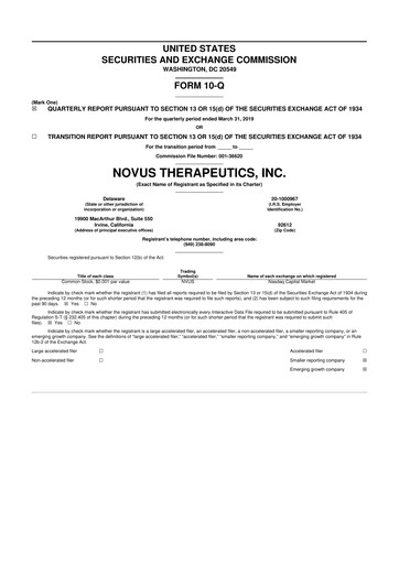 Thumbnail Eledon Pharmaceuticals 10-Q Quarterly Report FY 